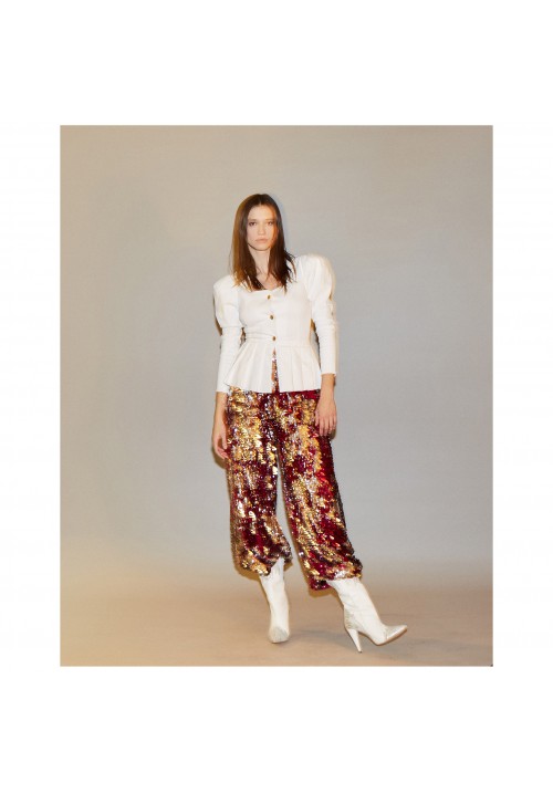Pink/silver sequins pants Pink/silver sequins pants