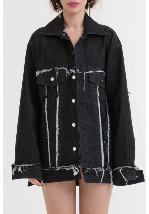 Black denim jacket Black denim jacket