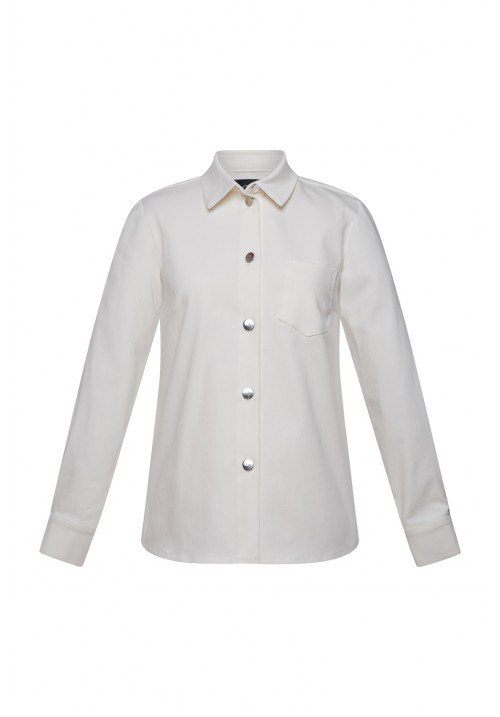 White denim shirt White denim shirt