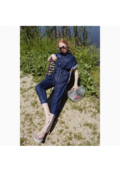 The jumpsuit in navy The jumpsuit in navy