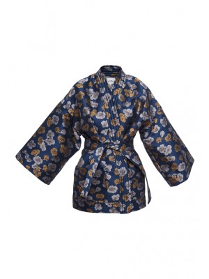 Iconic kimono in jacquard