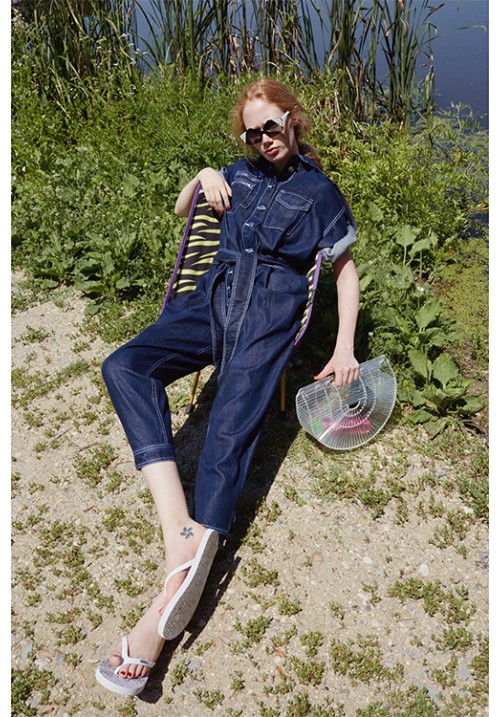The jumpsuit in navy